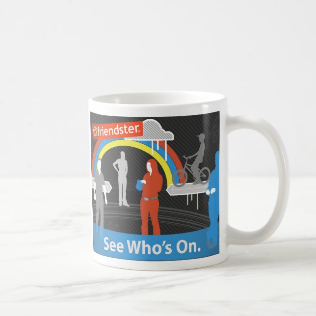 Friendster - See Who's On Coffee Mug (Right)
