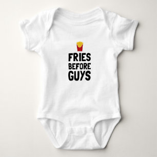 Fries Before Guys Baby Bodysuit