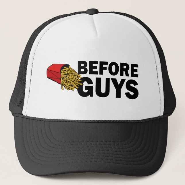 Fries before guys funny hat (Front)