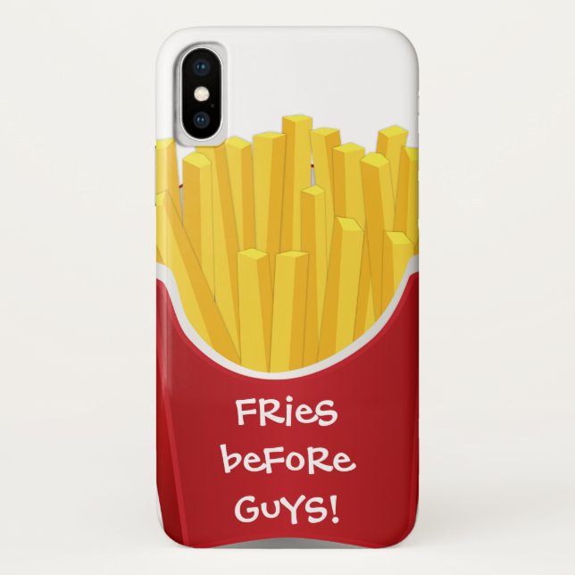 Fries before guys! Funny phone case (Back)