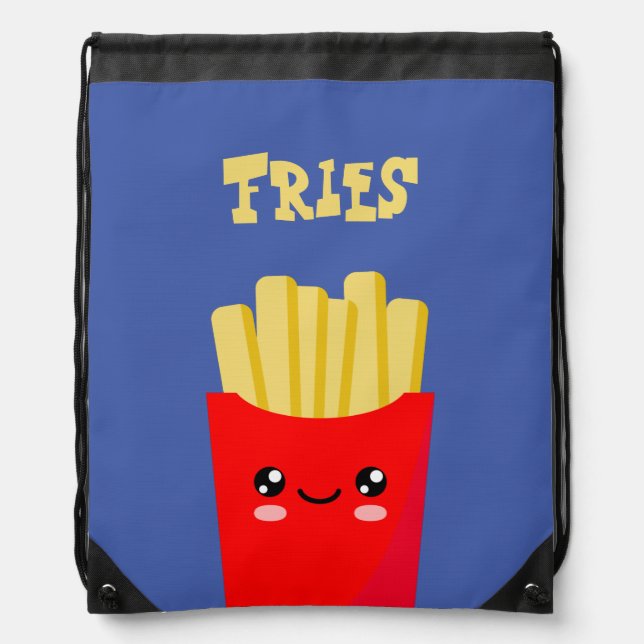 Fries Drawstring Bag (Front)