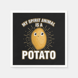 Fries Funny Puns Foodies Food Lovers Gift My Spiri Napkins