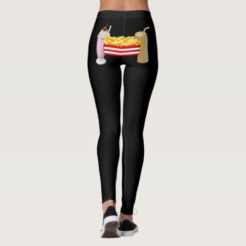 Fries Go With That Shake Leggings