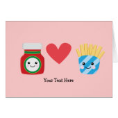 Fries & Ketchup (customizable) (Front Horizontal)