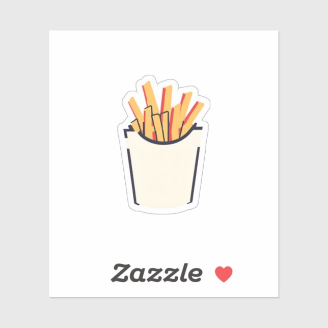 Fries Sticker (Sheet)