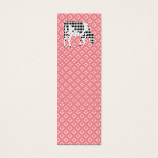 Customizable Friesian cow, Friese koe Business Card Template