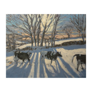 Friesian Cows 2009 Wood Wall Art