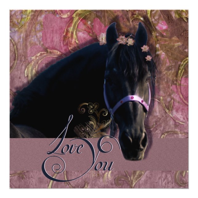 Friesian DIAMOND Portrait - Photo Print (Front)