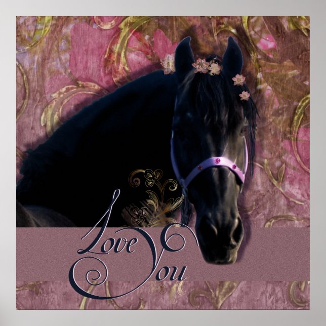 Friesian DIAMOND Portrait - Poster (Front)