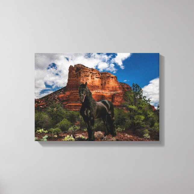 Friesian DIAMOND VI - Wrapped Canvas Print (Front)
