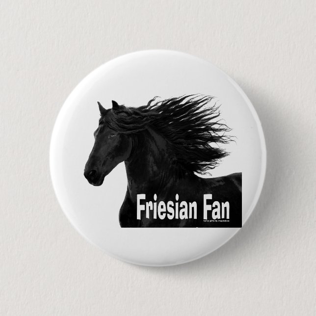 Friesian Fan Button (Front)