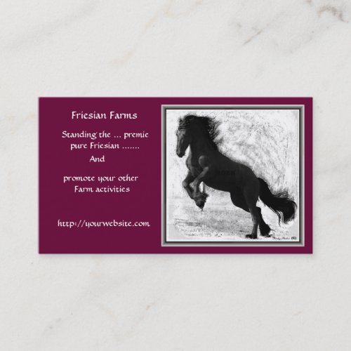 Friesian Farm Business cards