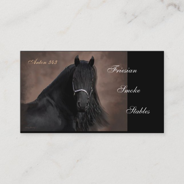 Friesian Flair Business Card (Front)