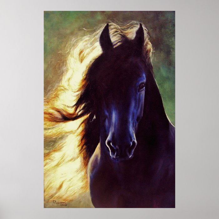 "Friesian Glow" Print