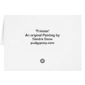 Friesian Horse (Back Horizontal)