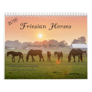 Friesian Horse Calendar
