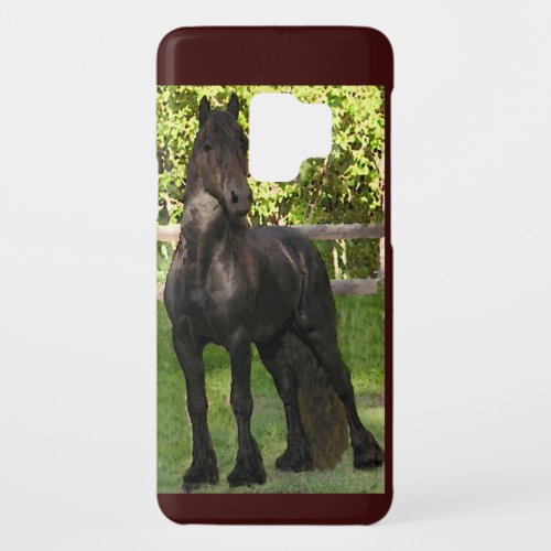 Friesian Horse Case_Mate Samsung Galaxy S9 Case