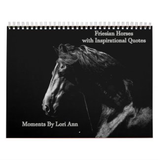 Friesian Horse Inspirational Calendar