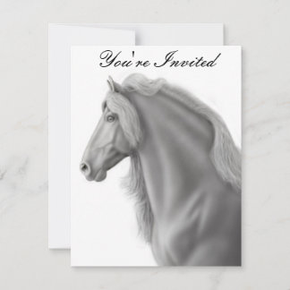 Friesian Horse Invitation