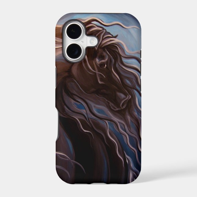 Friesian Horse Iphone Case (Back)