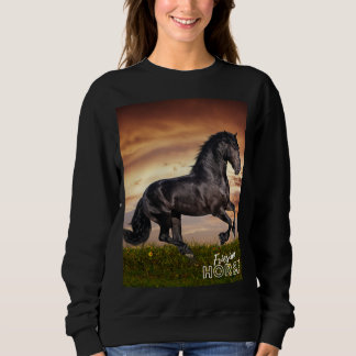 Friesian Horse Sweatshirt