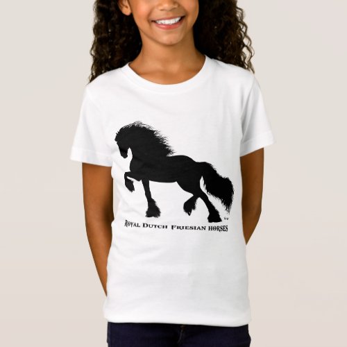 Friesian horse T_Shirt