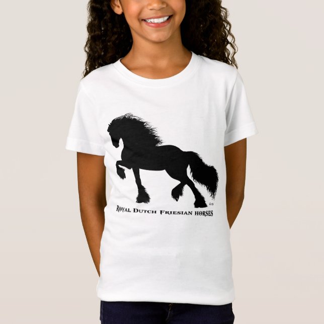 Friesian horse T-Shirt (Front)