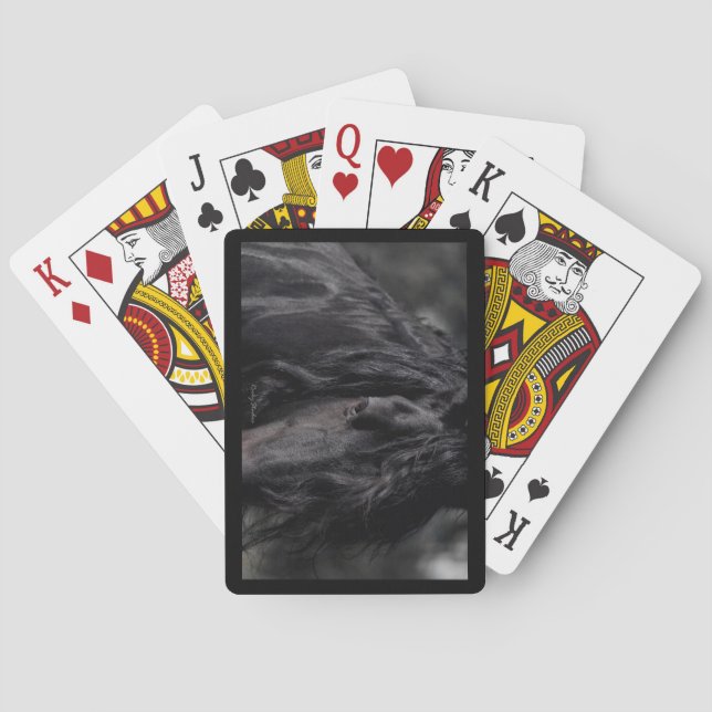 Friesian Image Poker Cards (Back)