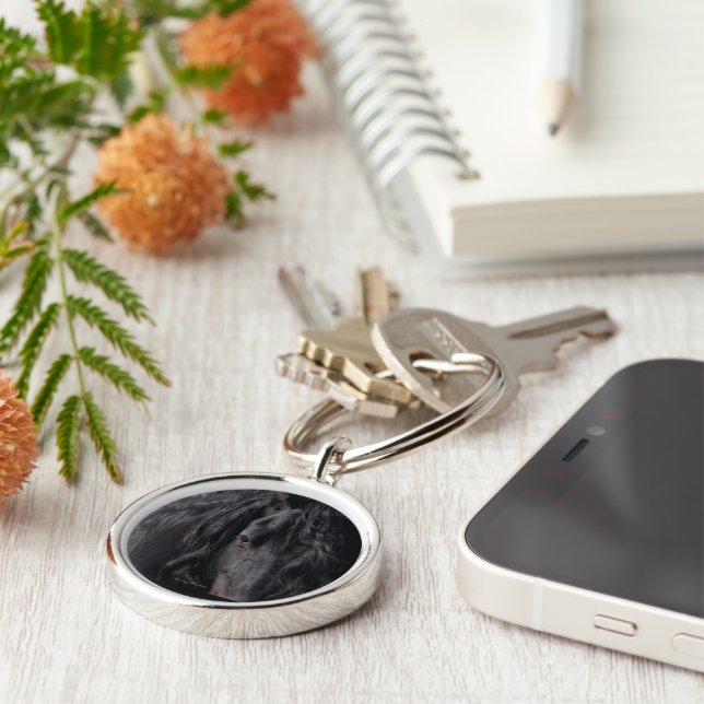 Friesian Intimacy Keychain (Side)