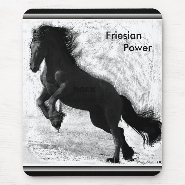 Friesian Power Mousepad 2 (Front)