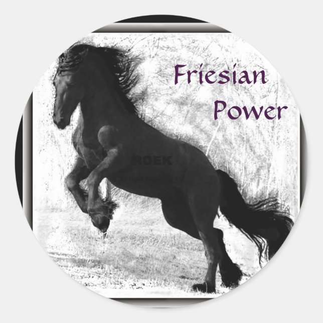 Friesian Power Stickers (Front)