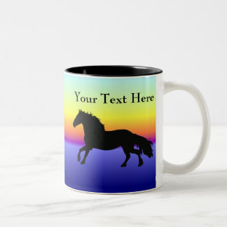 Friesian Silhouette Mug