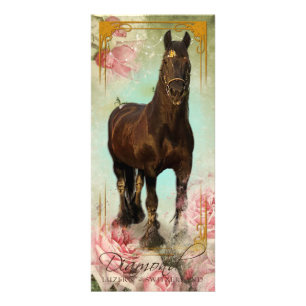 Friesian Stallion II - Rackcard Rack Card