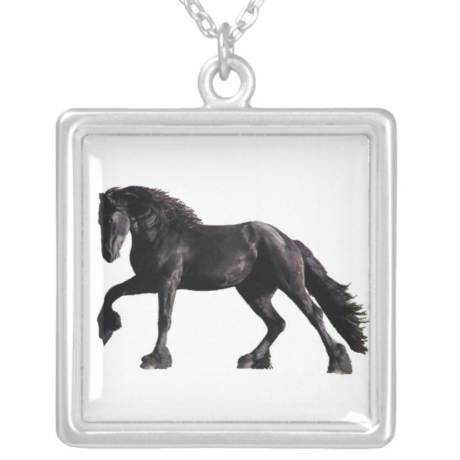 Friesian Stallion Necklace (Front)
