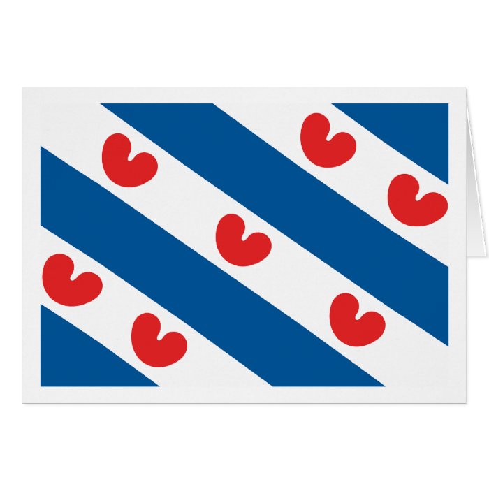 Friesland Flag Greeting Card