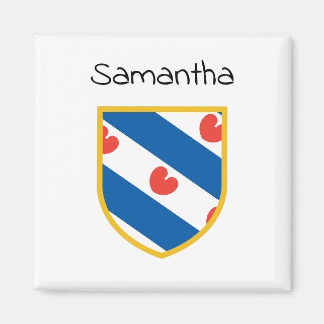 Friesland Flag Magnet (Front)