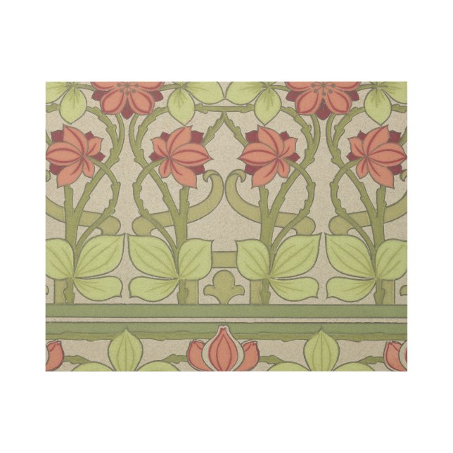 Frieze Border Art Nouveau Floral (Front)