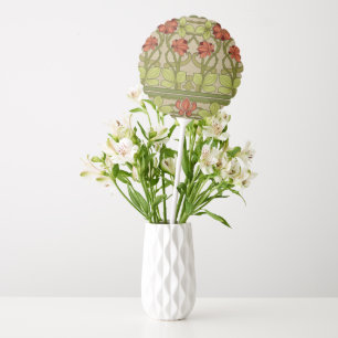 Frieze Border Art Nouveau Floral Balloon