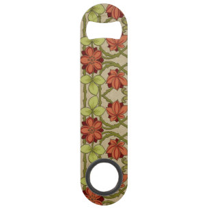 Frieze Border Art Nouveau Floral Bar Key