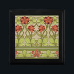 Frieze Border Art Nouveau Floral Gift Box<br><div class="desc">Art Nouveau Fine Art Wallpaper Pattern - This is the Frieze and border 1907–08 wallpaper pattern by S.A. Maxwell & Co. A beautiful art nouveau floral flower garden design.</div>