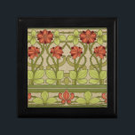 Frieze Border Art Nouveau Floral Gift Box<br><div class="desc">Art Nouveau Fine Art Wallpaper Pattern - This is the Frieze and border 1907–08 wallpaper pattern by S.A. Maxwell & Co. A beautiful art nouveau floral flower garden design.</div>