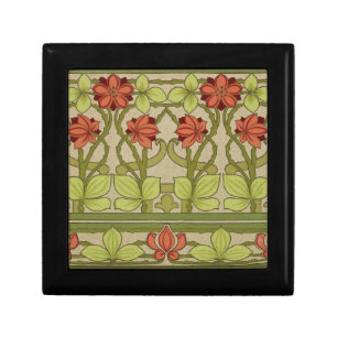 Frieze Border Art Nouveau Floral Gift Box