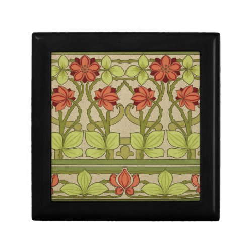 Frieze Border Art Nouveau Floral Gift Box