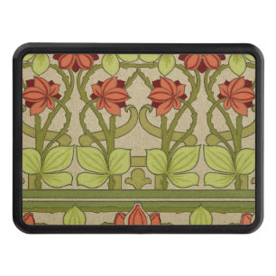 Frieze Border Art Nouveau Floral Hitch Cover