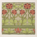 Frieze Border Art Nouveau Floral Scarf<br><div class="desc">Art Nouveau Fine Art Wallpaper Pattern - This is the Frieze and border 1907–08 wallpaper pattern by S.A. Maxwell & Co. A beautiful art nouveau floral flower garden design.</div>