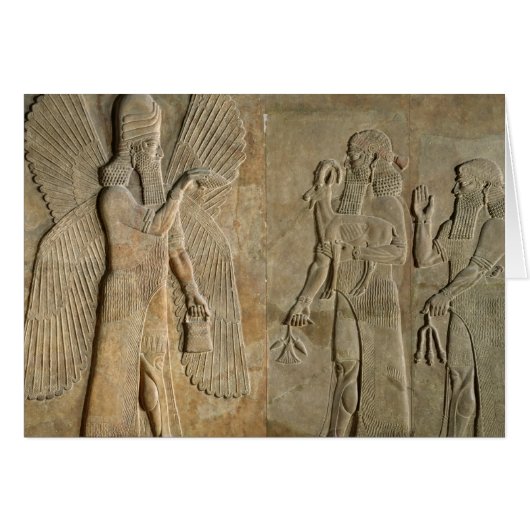 Frieze depicting a winged spirit (Front Horizontal)