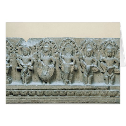 Frieze depicting nine divinities cards (Front Horizontal)