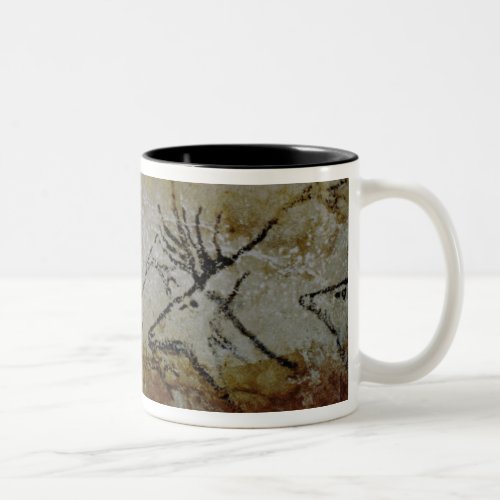 Frieze of deer c17000 BC Two_Tone Coffee Mug