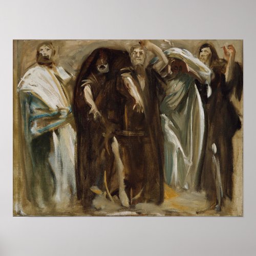 Frieze of the Prophets_study Sargent  Poster