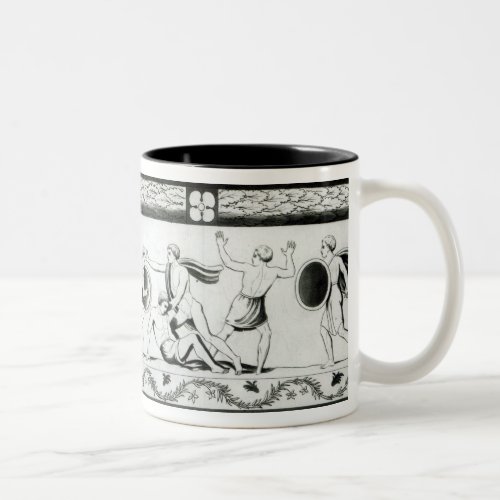 Frieze on the Pillar of the Grotta del Two_Tone Coffee Mug